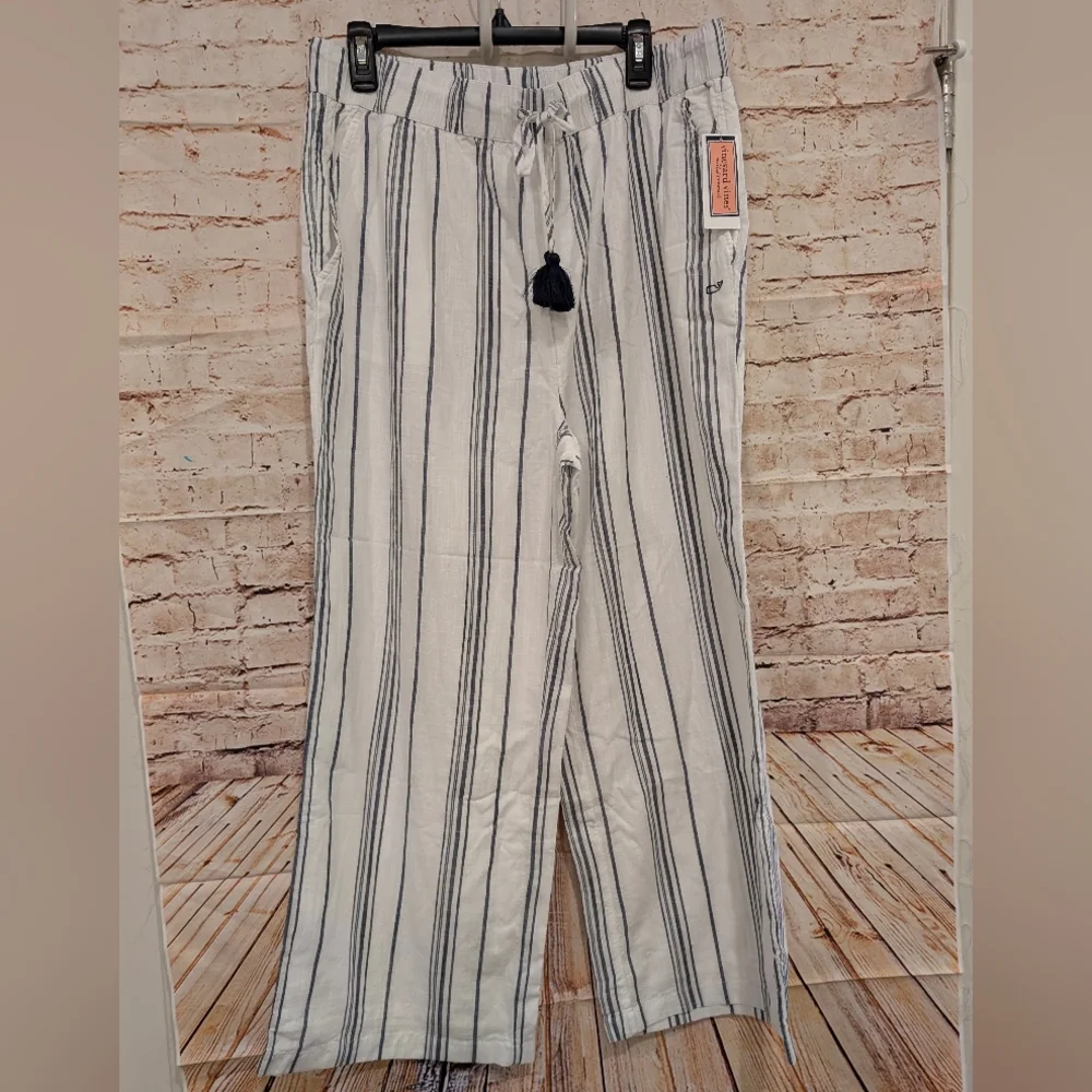 🎉 SALE 🎉 NWT Vineyard Vines Women's Bayberry Stripe Pull-On Pants - Picture 4 of 10